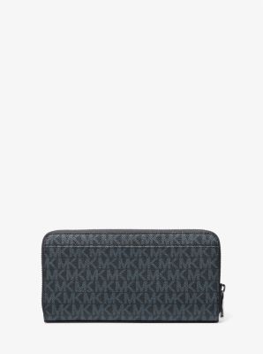 長財布 MICHAEL Kors Cooper Striped Wallet Michael Kors Unisex Cooper Striped Logo Billfold Wallet With