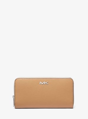 Michael Kors wallet in camel-colored leather