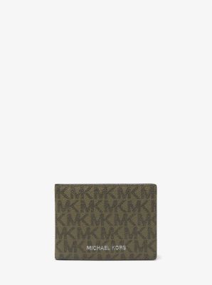 Michael Michael Kors Men's Logo-Print Bi-Fold Wallet