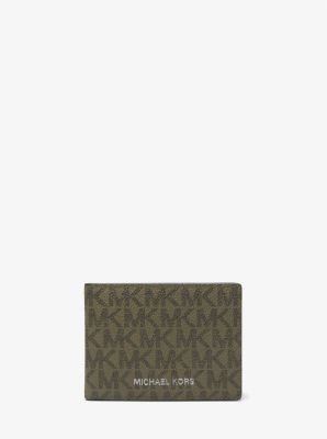 Michael Kors Signature Printed Slim Billfold Wallet