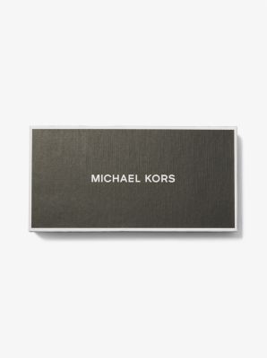 Signature Logo and Stripe Wallet With Passcase Gift Set Michael Kors