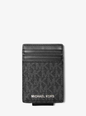 Cooper Signature Logo Money Clip Card Case Michael Kors Canada