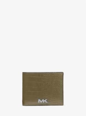 Michael Kors MK Mens Cooper popular MK SIGNATUTRE Mens Wallet