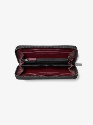 Rivington Signature Logo Striped Zip-Around Wallet image number 1