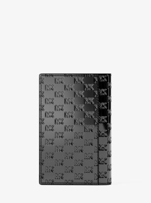 Cooper Metallic Logo Debossed Folding Card Case