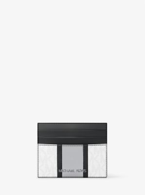 Cooper Striped Signature Logo Card Case