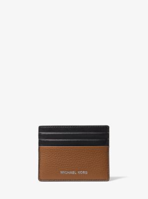 Cooper Pebbled Leather Tall Card Case