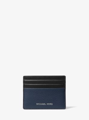 Michael Kors Cooper Bifold Leather Men's Blue Wallet