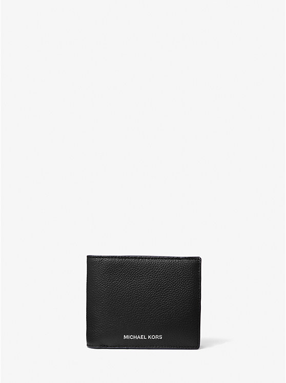 Cooper Pebbled Leather Billfold Wallet With Passcase image number 0