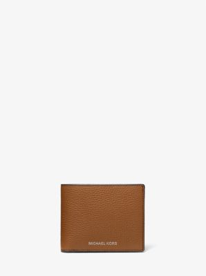 Cooper Pebbled Leather Billfold Wallet With Passcase