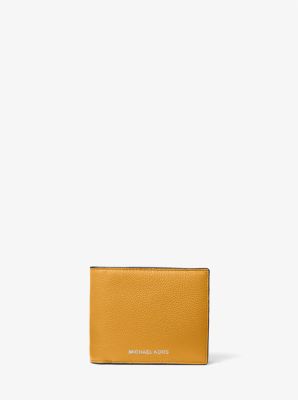 Cooper Pebbled Leather Billfold Wallet With Passcase