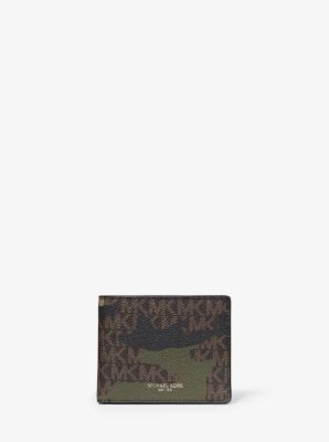 michael kors camo wallet