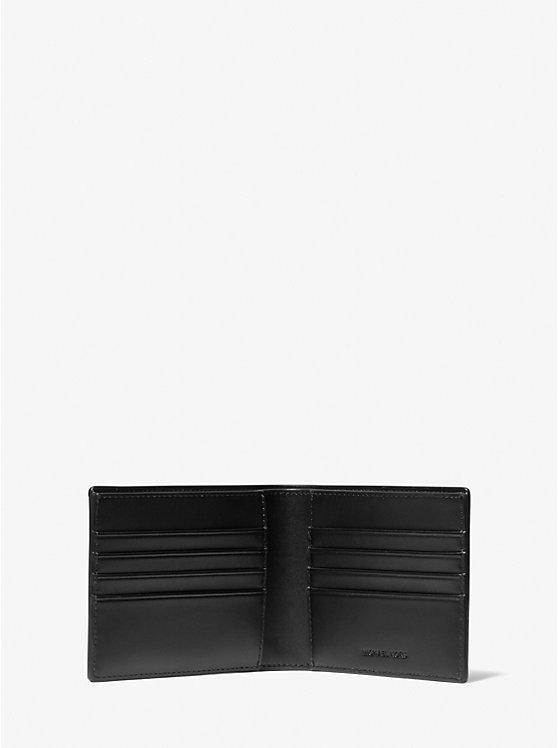 Logo Stripe Billfold Wallet With Passcase image number 1