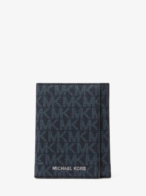 Michael Kors Cooper Signature Logo Tri-Fold Wallet