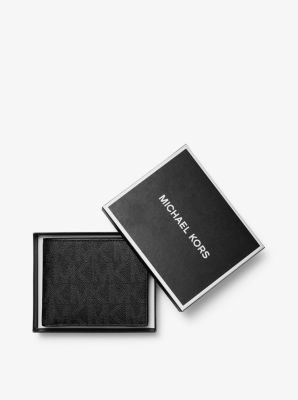 Michael kors mens jet clearance set logo billfold wallet