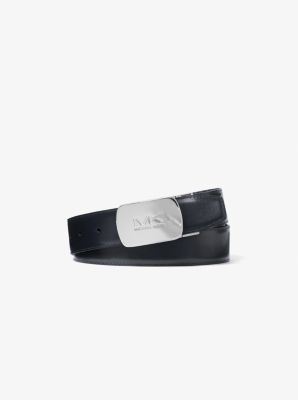 Reversible Logo and Leather Belt