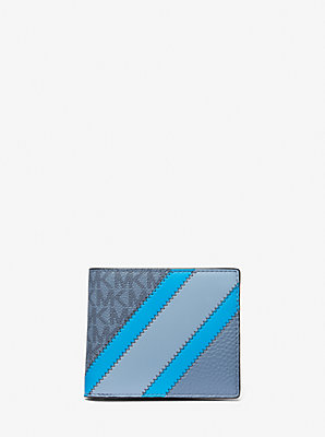 Cooper Logo and Striped Billfold Wallet