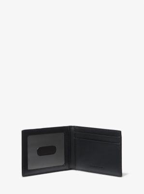 Cooper Signature Logo Billfold Wallet With Passcase in ADMIRAL | Michael Kors