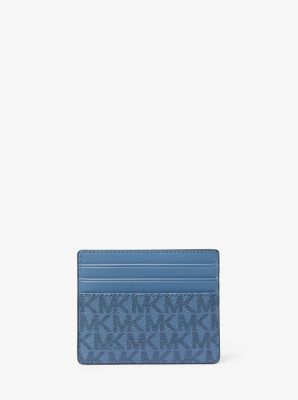 Tarjetero Cooper grande con logotipo gráfico in DENIM MULTI | Michael Kors