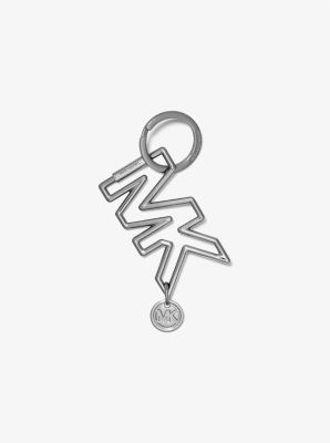Michael Kors Men's Logo Wallet and Keychain Gift Set - Gray - Wallets