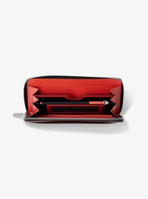 Cooper Pebbled Leather Smartphone Wallet in BRIGHT RED | Michael Kors