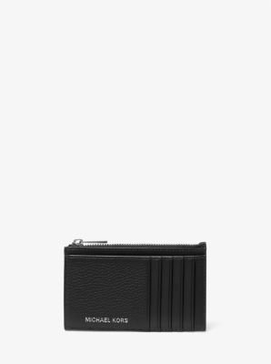 Cooper Slim Pebbled Leather Zip Wallet | Michael Kors Canada