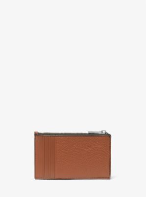 Cooper Slim Pebbled Leather Zip Wallet