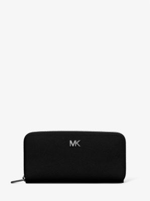 Cooper Saffiano Leather Zip-Around Wallet