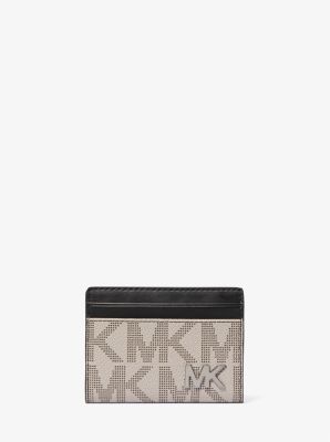 Grand portefeuille folio &agrave; deux volets Cooper &agrave; logo Signature