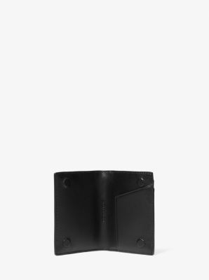 Grand portefeuille folio &agrave; deux volets Cooper &agrave; logo Signature