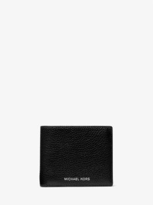 Cooper Pebbled Leather Billfold Wallet With Coin Pouch image number 0