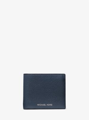 Cooper Pebbled Leather Billfold Wallet With Coin Pouch image number 0