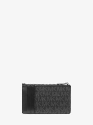 Cooper Slim Signature Logo Zip Wallet