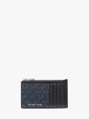 Cooper Slim Signature Logo Zip Wallet