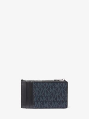 Cooper Slim Signature Logo Zip Wallet