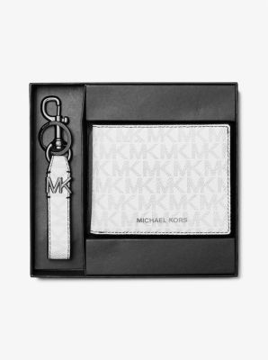 Logo Wallet and Key Chain Gift Set