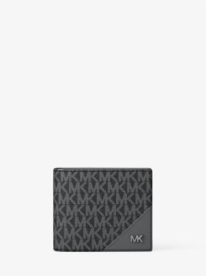 Cooper Signature Logo Billfold Wallet in STEEL GREY | Michael Kors