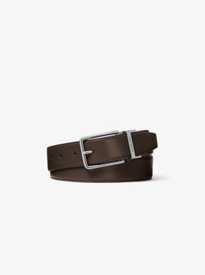 MICHAEL Michael Kors Reversible Faux Leather Belt with MK Logo