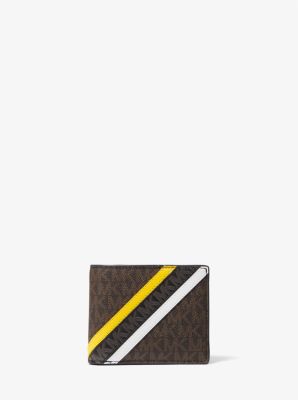 Cooper Logo Stripe Billfold Wallet with Passcase | Michael Kors