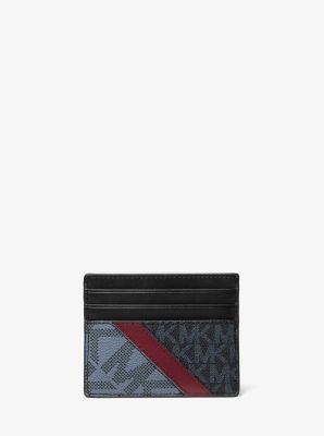 Cooper Color-Block Logo Tall Card Case