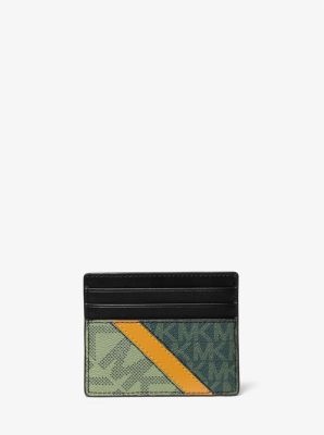 Cooper Color-Block Logo Tall Card Case