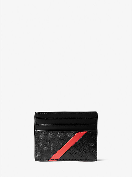 Cooper Logo and Embossed Tall Card Case image number 0