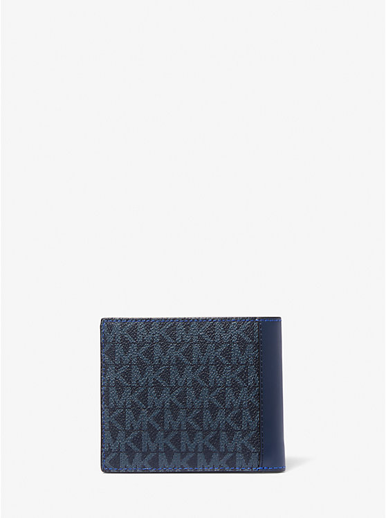 Cooper Logo and Faux Leather Billfold Wallet image number 2