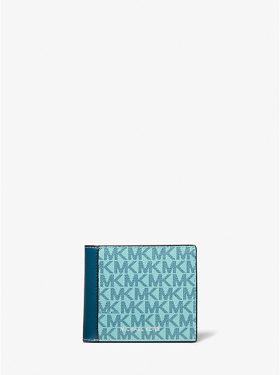 Cooper Logo and Faux Leather Billfold Wallet image number 0