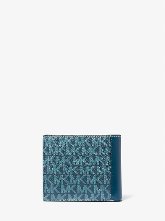 Cooper Logo and Faux Leather Billfold Wallet image number 2