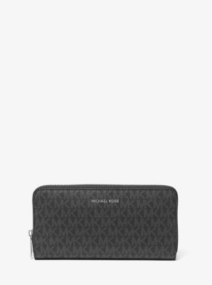 Michael Kors Tech Zip Around Leather Wallet