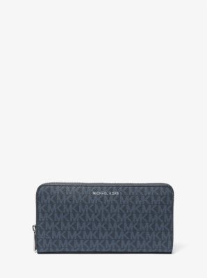 Cooper Logo Zip Around Wallet Michael Kors