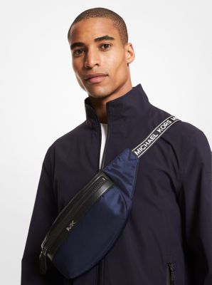 Kent Logo Tape Nylon Gabardine Belt Bag