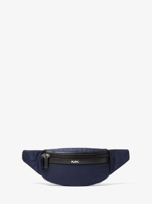 Kent Logo Tape Nylon Gabardine Belt Bag 