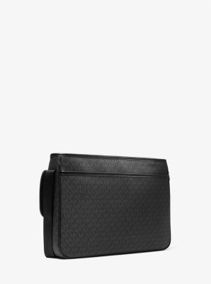 Michael Kors Men's Cooper Billfold with Pocket Wallet (Black PVC) :  Clothing, Shoes & Jewelry 